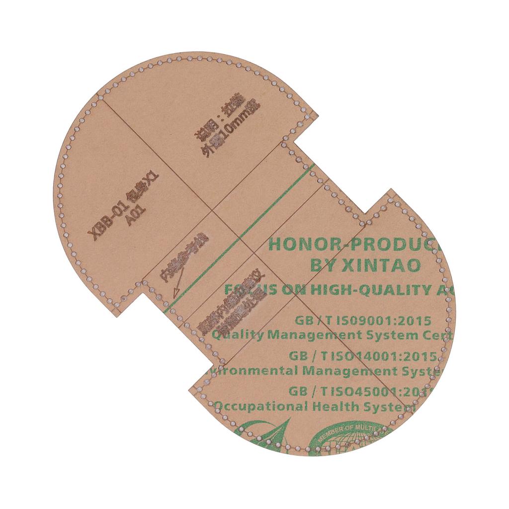 Acryl Geldbörsen Schablone DIY Präzises Schneiden Klare Acryl Vorlage zur Herstellung von Münzbörsen Leder Geldbörsen Vorlage