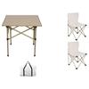 Portable 3-Piece Camping Table and Chair Set