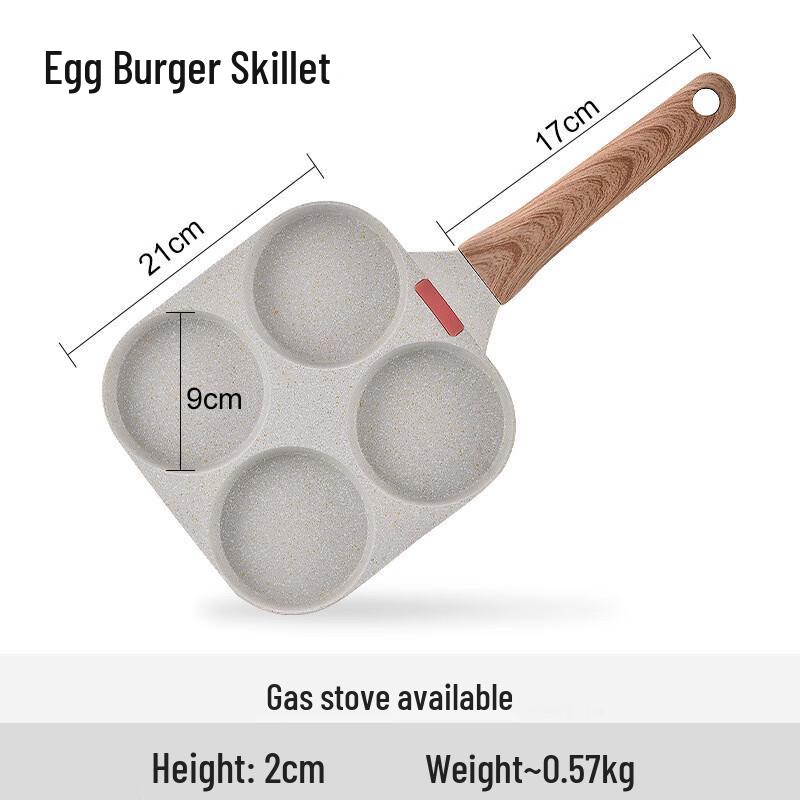 Xiaocaiya Non-stick Omelet Burger Frying Pan