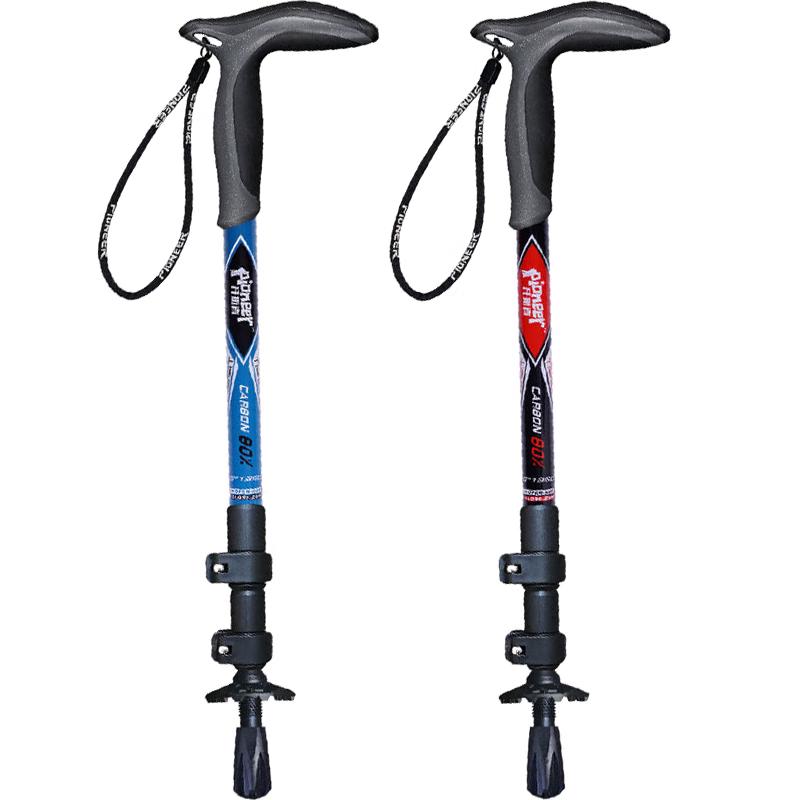 Pioneer Braveheart 2 Series Ultralight Carbon Fiber T-Handle Trekking Pole