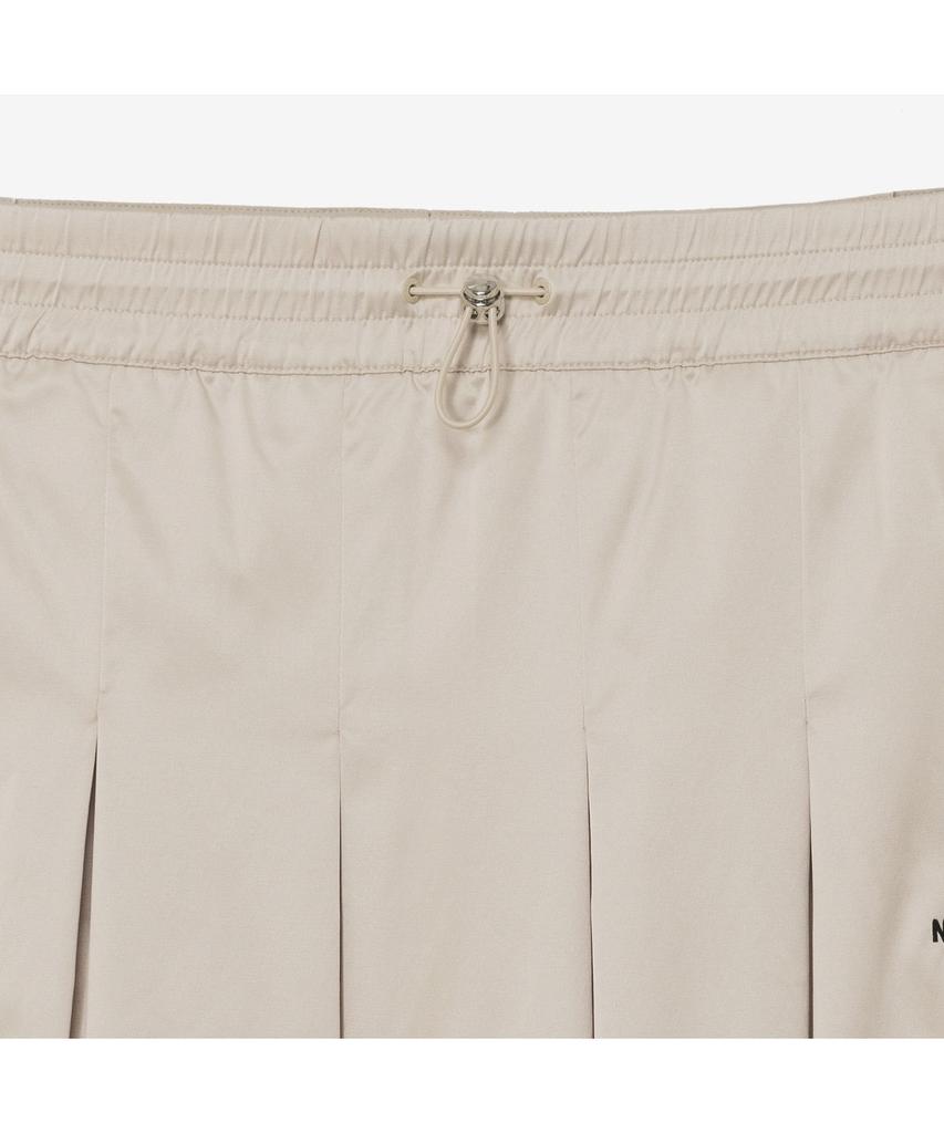 Noseupeiseu Nk6Nr31L Women'S Satin Flare Skirt Light_Beige