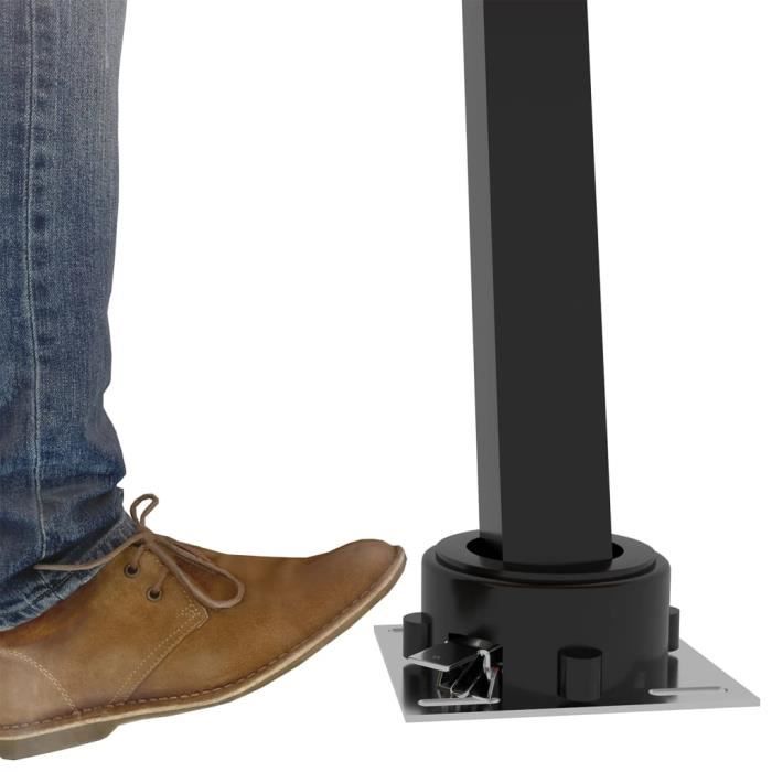 VidaXL Auvent manuel rétractable avec LED 400x300 cm Crème 3069542