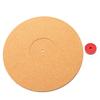 Cork Turntable Mat Audiophile Anti-Static Anti-Shake Turntable Slip Mat Turntable Cork Platter Mat Record Player Mat
