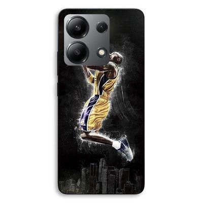 Coque De Téléphone - MANIACASE - Xiaomi Redmi Note 13 4G - Silicone TPU - Motif Kobe Bryant 24 - Noir