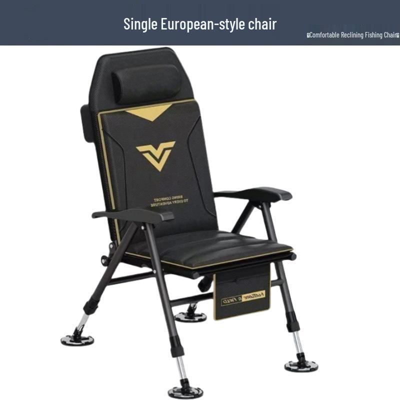 European Style Multifunctional Portable Reclining Folding Fishing Chair