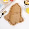 Wooden Plate Tray Christmas Tree Shape Sushi Plate Candy Snack Dessert Serving Dish for Food Dessert Fruit 2024 Party Supplies