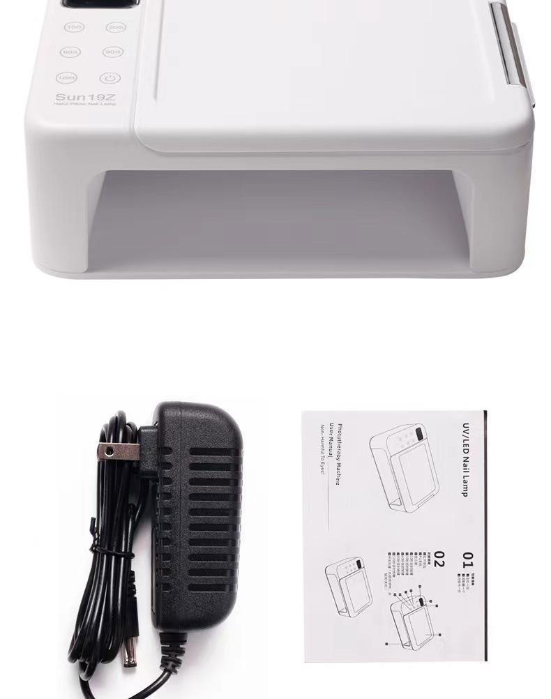 High-Power Nail Art Phototherapy Lamp with Hand Pillow for Quick-Drying Nail Polish