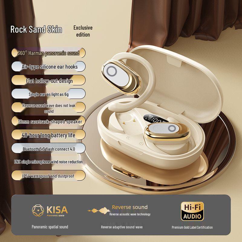 2025 High-Fidelity Open-Ear Bluetooth Headphones with Noise-Canceling, Over-Ear, In-Ear Design, and Ultra-Long Battery Life