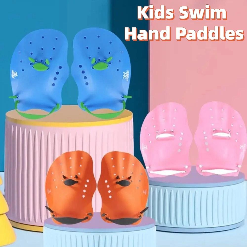 Adjustable Swimming Training Paddles Water Resistant Hand Webbed Gloves  Swimming Training