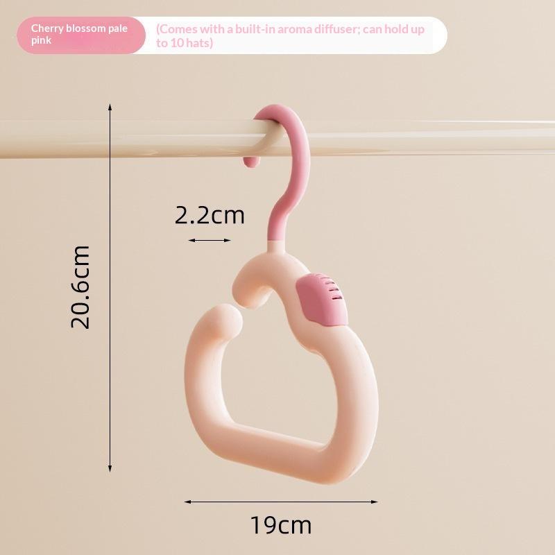 2Pcs Space Saving Dopamine Aroma Cloud Hook Plastic Hanging Hat Storage Hanger Anti Slip Colorful Bag Hanging Rack Home Use