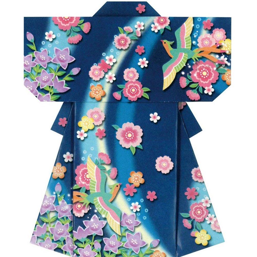 Toyo Origami Washi Chiyogami Kimono Yuzen 15cm 016101