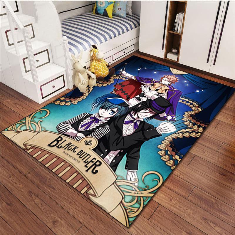 Black Butler Rug - Home carpet Office Decorative Carpet For Living Room Bedroom Door Mat Floor Rug Computer Chair Area Rug