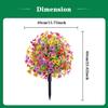 Fake Flowers Outdoor UV Resistant Faux Plants for Outside Yard Wedding Indoor Home Kitchen Farmhouse Decor Artificial Plants