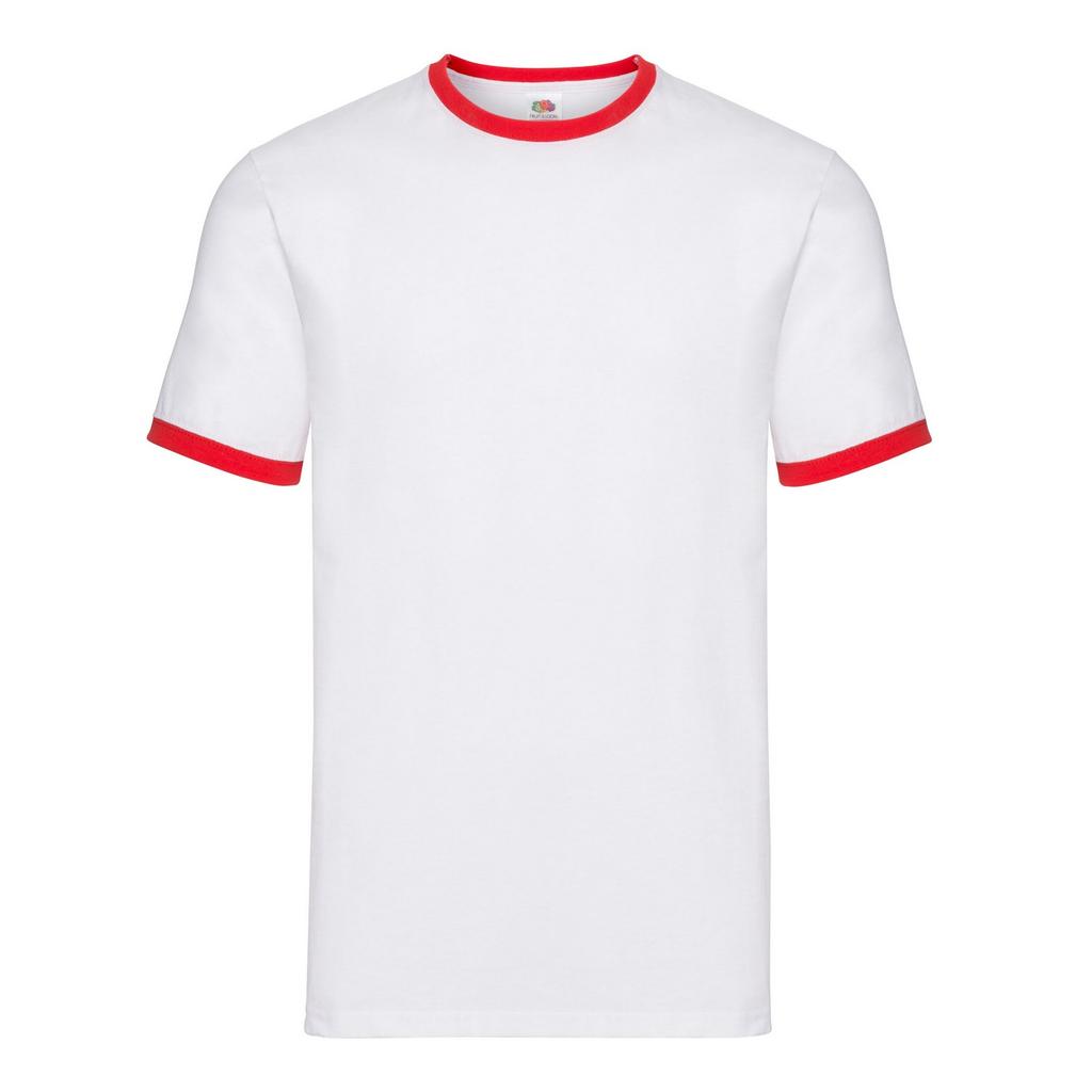 Fruit Of The Loom Herren Ringer T-Shirt