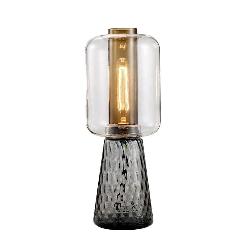 Nordic Modern Glass Table Lamp - Creative, Stylish Lighting for Living Room, Bedroom, Hotel, or Model Room