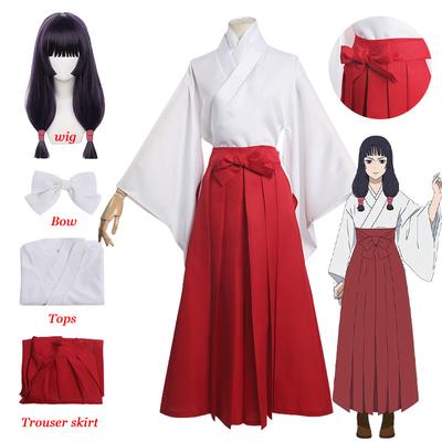 Iori Utahime Cosplay Jujutsu Kaisen Cosplay Costume Anime Utahime Iori Wig Adult Women Kimono Suits Halloween Carnival Costume