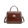 Women's New Leather Handbag for Women's Autumn and Winter Large Capacity One-shoulder High-end Crossbody Bag