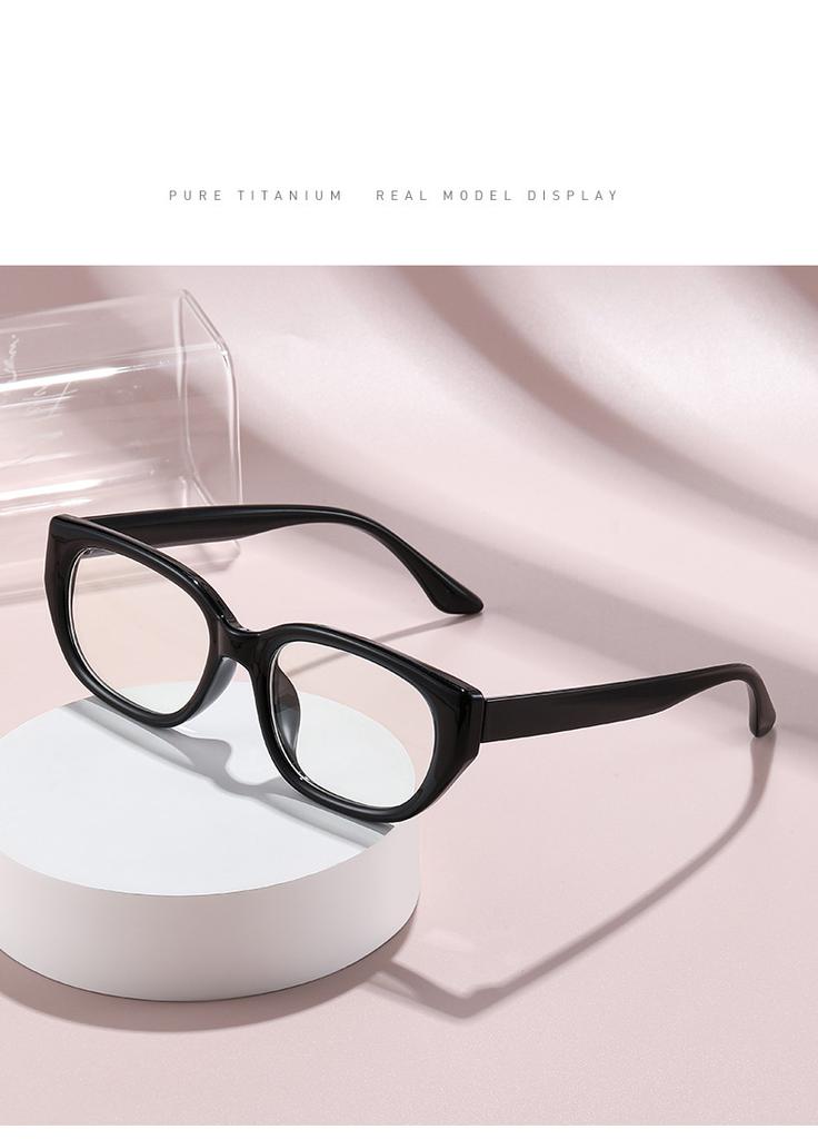 Cat-eye Posensitive Color-changing Myopia Glasses For Women With Ultraviolet Anti-blue Light Flat Light Mirror