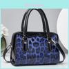 Mode Leopardendruck Damen Lässige Glänzende Schultertasche Für Täglichen Urbanen Stil