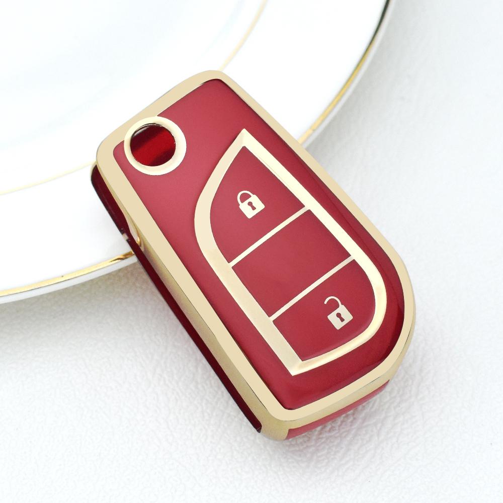 Pro Toyota Yaris Rav4 Highlander Auris Avensis Aygo Scion TC IM 2015 2016 Tpu Ochranný Kryt Klíče od Auta Pouzdro na Dálkový Klíč