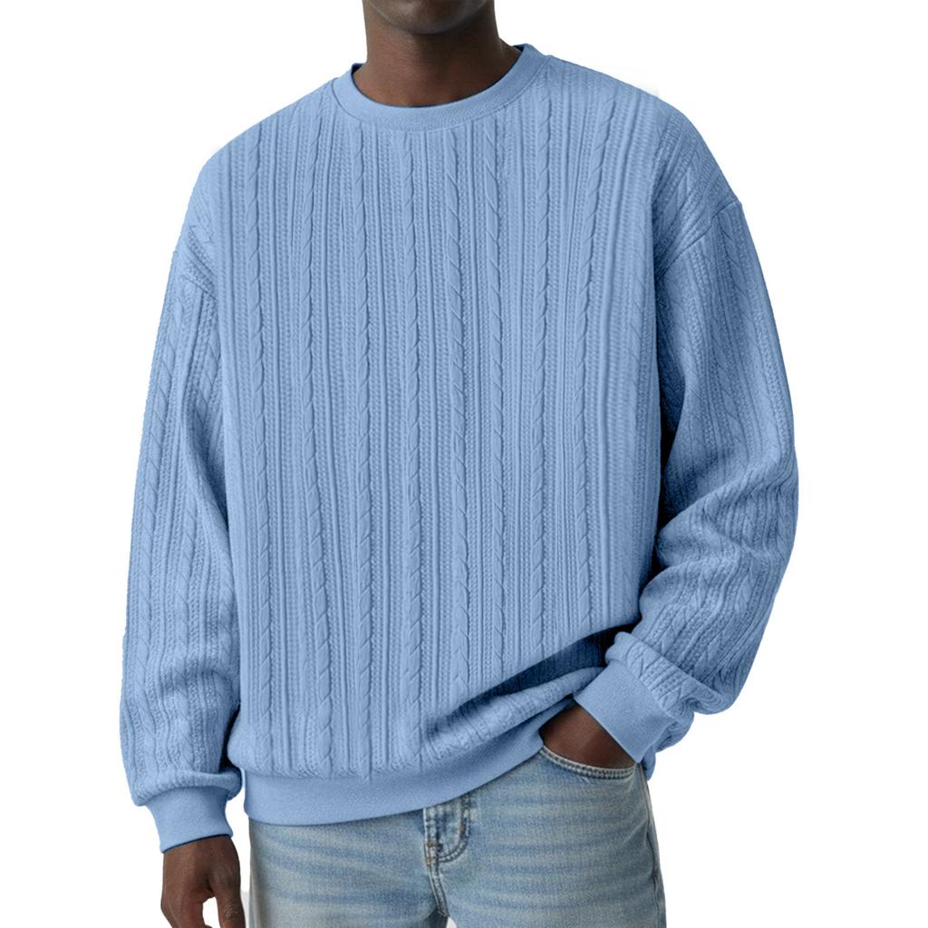 Herrar Fritid Rund Hals Halv Dragkedja Tryck Långärmad Hoodie