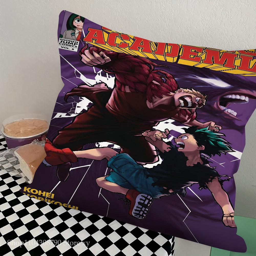 Anime My Hero Academia Pillow Case Square Pillow Bedroom Sofa Leisure Comfort Cushion Car Living Room Home Decoration