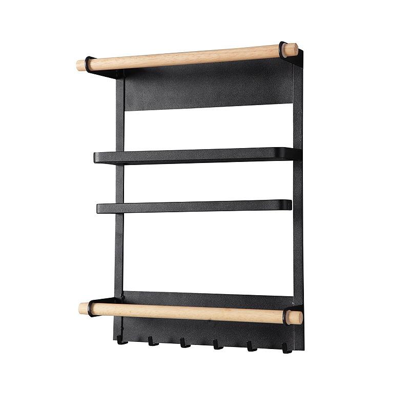 Creative Magnetic Adsorption Refrigerator Storage Holder Kitchen Paper Towel Shelf Rack Refrigerator Side Wall Hanger Organizer