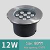 Low Voltage 12V-24V Outdoor LED In-Ground Light: Waterproof, Stainless Steel for Parks and Courtyards