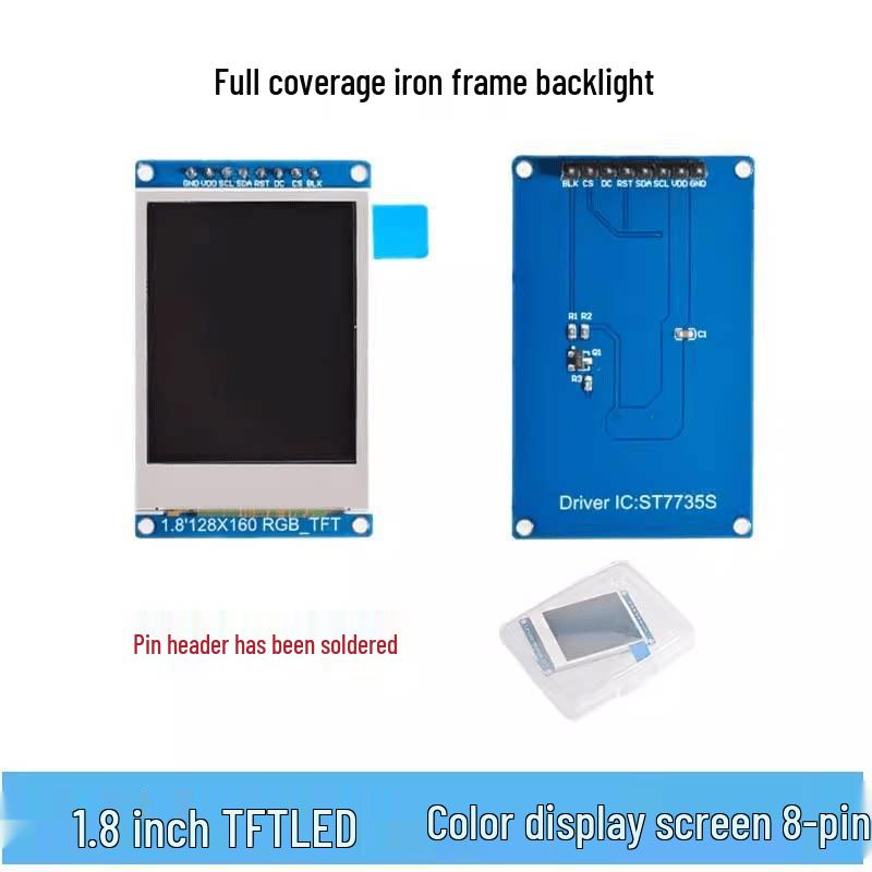 1.8" TFT IPS HD LCD Module, 128x160 SPI Display
