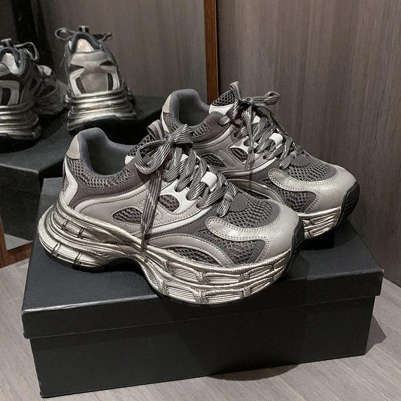 

Fashion New Sport Running Shoes for Women Sneakers Woman 2025 Trend Women s Running Shoes on Offer Lady Tennis Shoe Casual Sneakers 35 серый