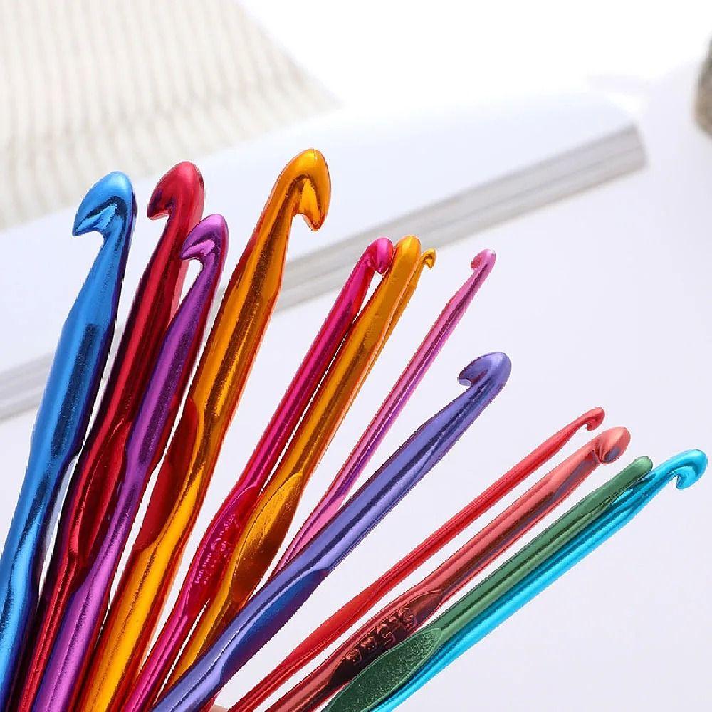 Portable Crochet Needles Set Comfortable Knitting Needle Handle Crochet  Woven Tools