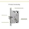 E.MARKS M1070P*02B American Standard Mortise Lock