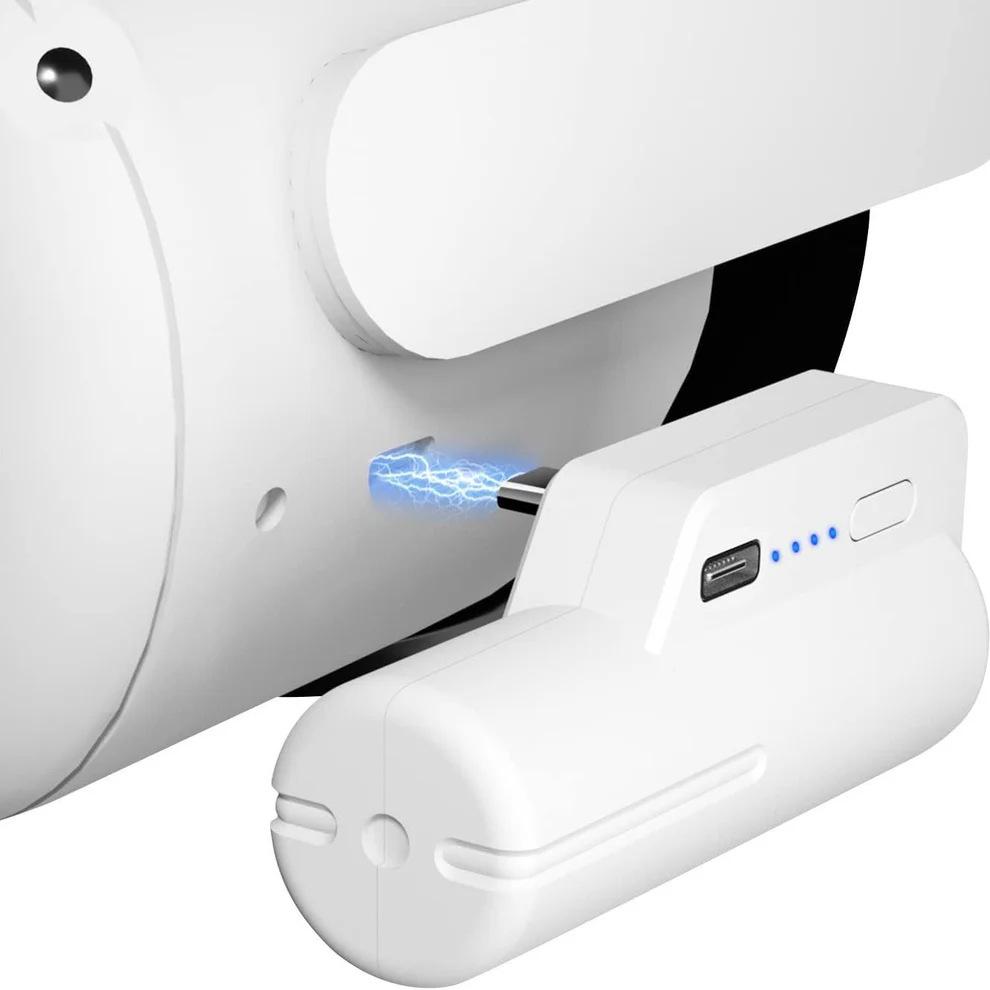 

Внешний аккумулятор Oculus Meta Quest 2: Аккумулятор 5000 мАч для расширенного использования VR