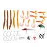 67PCS Fishing Lures Kit Bait Tackle Kit with Hard and Soft Bait Jigs Fishing Hooks for Freshwater and Saltwater