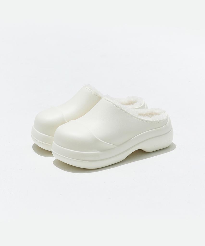 Clcl Wednesday Evening Winter Clogs - Cream