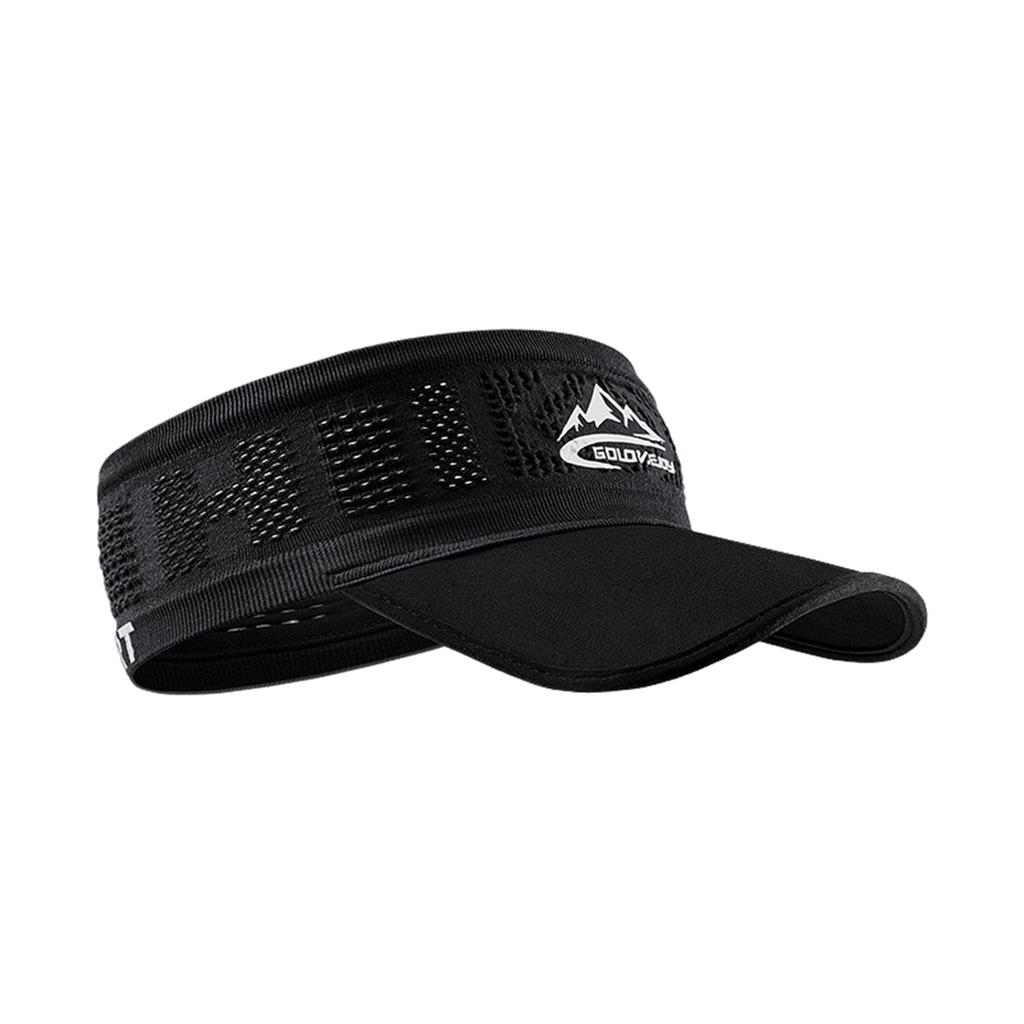 Unisex Breathable Quick Dry Sports Sweatband Headband Sun Protection Visor Hat for Running Basketball Gym Workout