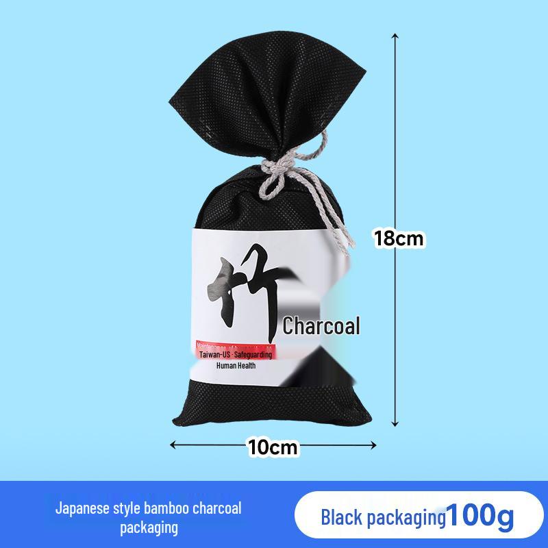 Bamboo Charcoal Bag: High-Efficiency Odor & Formaldehyde Removal, Powerful Air Purification with Activated Carbon
