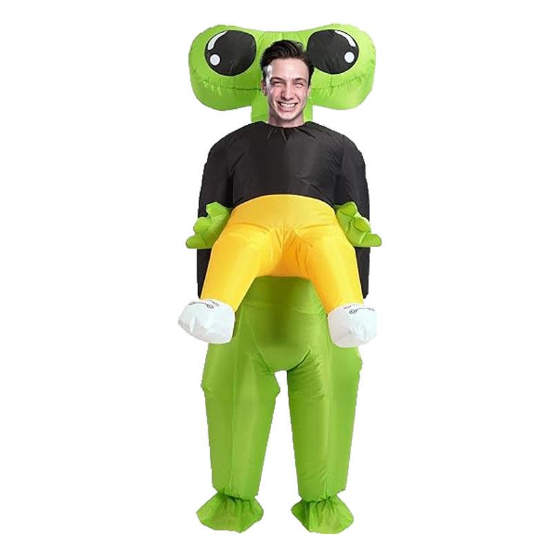 Inflatable Alien Carry-Me Costume for Halloween and Parties
