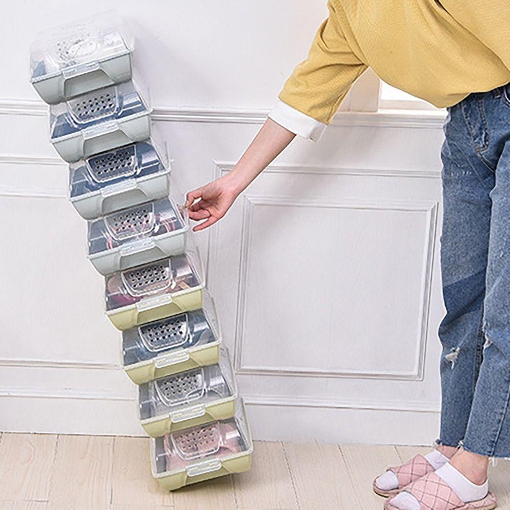 Dustproof Shoe Box Thickened Shoe Cabinet Space Saving Shoes Organizers  for Home