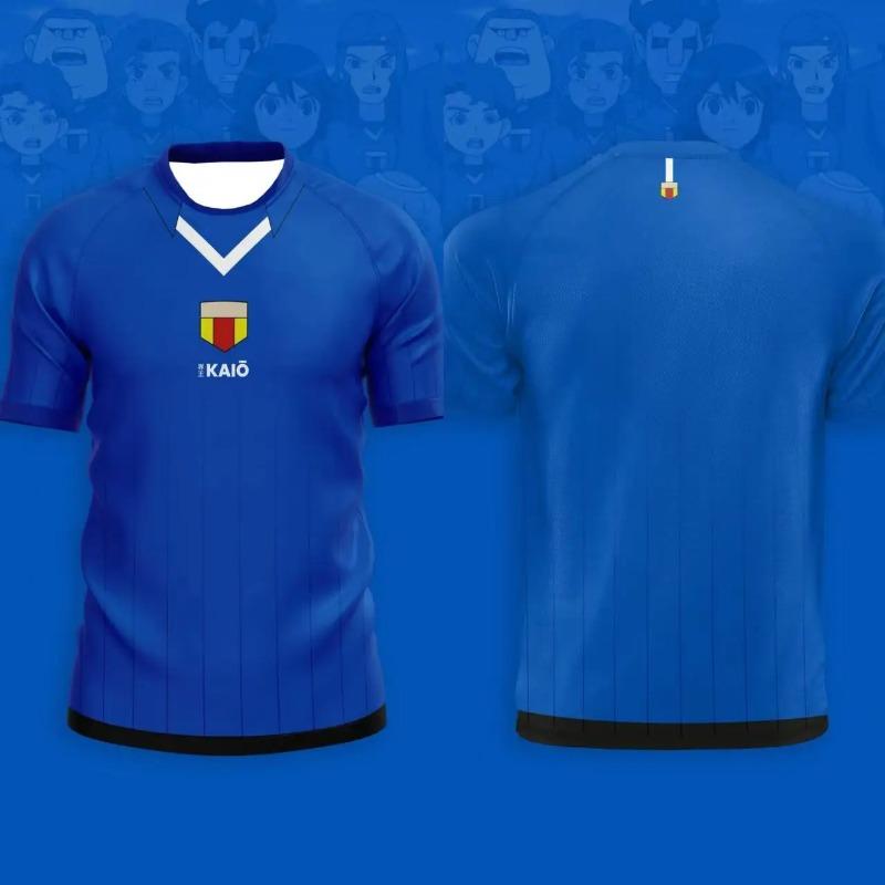 Men's Football T-shirt Japanese Animation T-shirt Inama Eleven Joint Short-sleeved Summer