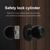 Smart Lock Fingerprint Door Lock Rechargeable Keyless Entry Door Lock with Keys TUYA App Control for Bedrooms Cloakroom