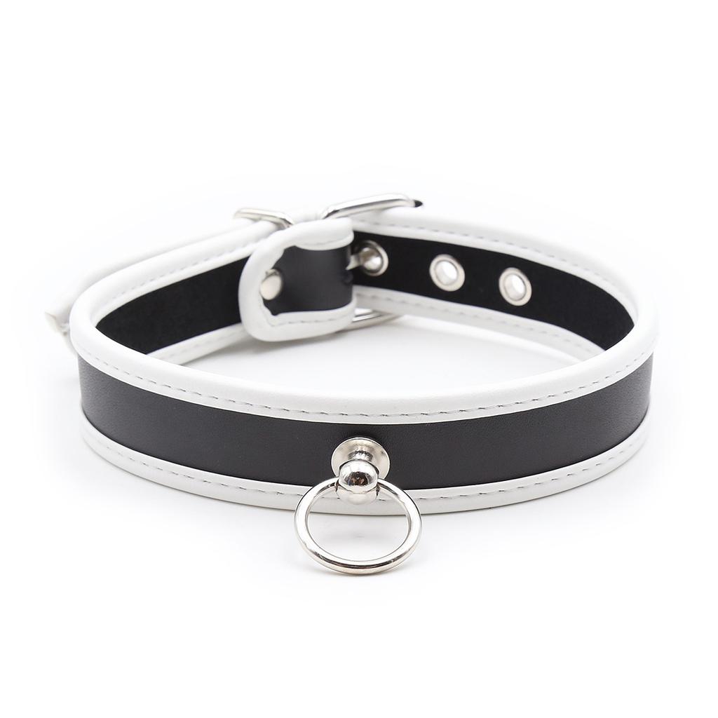 Rollenspiel Sklaven Fessel Choker Halsband Für Frauen Mädchen Halskette Metall Leder Choker Goth Anime Cosplay Geschenk Schmuck Zubehör