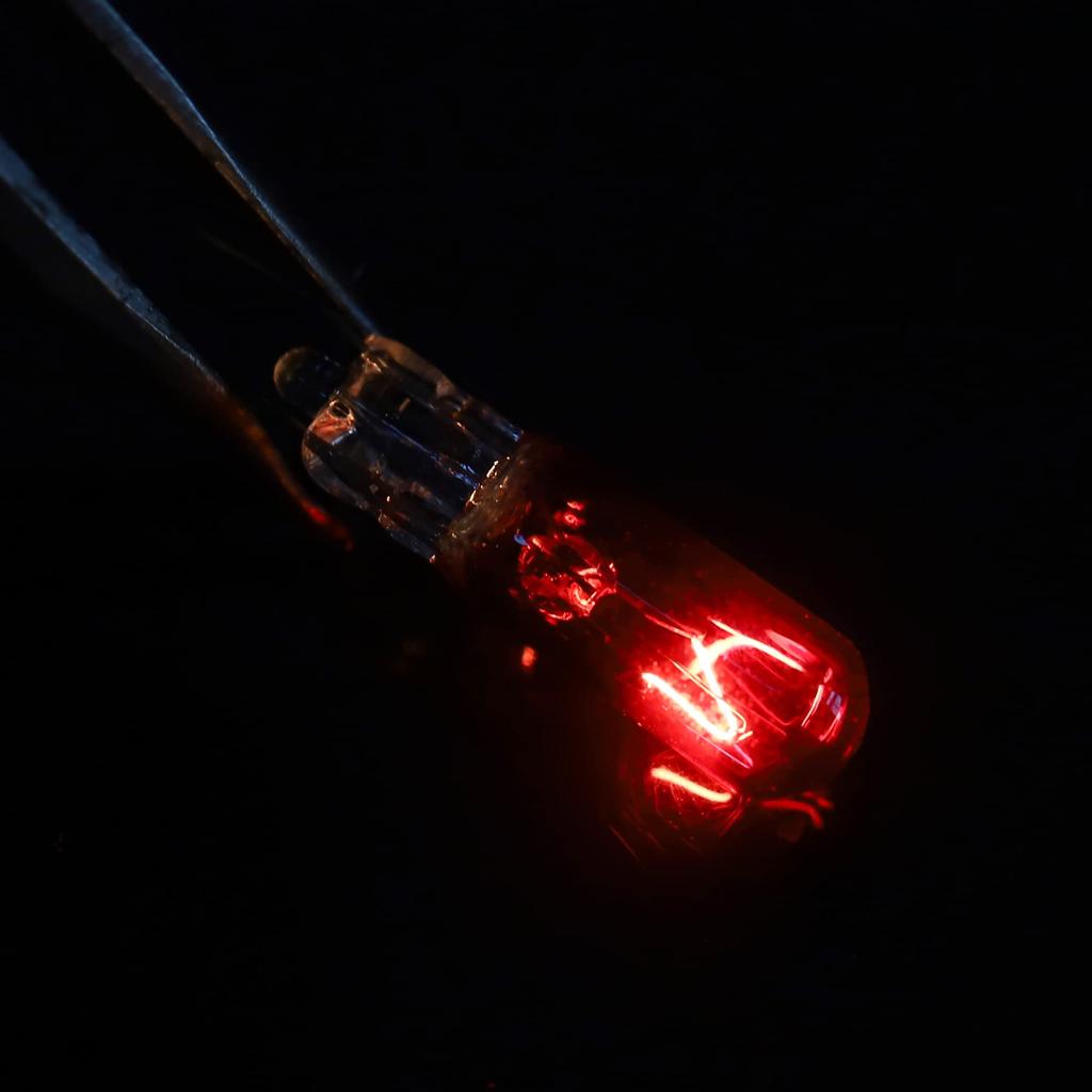 X AUTOHAUX T5 LED Incandescent Dashboard Light for Car DC W1.2W 10pcs Red