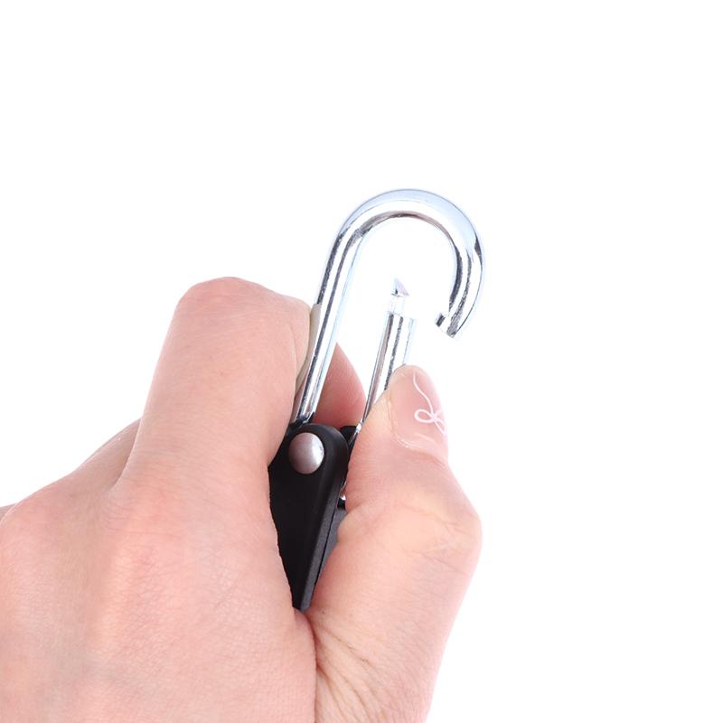 2/1Pcs Camping Tent Adjustable Rope Fastener Fixed Buckle Pulley Tensioner Ratchet Hangers Lights Lifting Awning Wind Rope