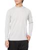 Breath Thermo High Neck Training Long and Size XL Shirt, Sleeve, Moisture-Wicking Heat-Generating, Men's Gray, (Product Code 32MAA544)