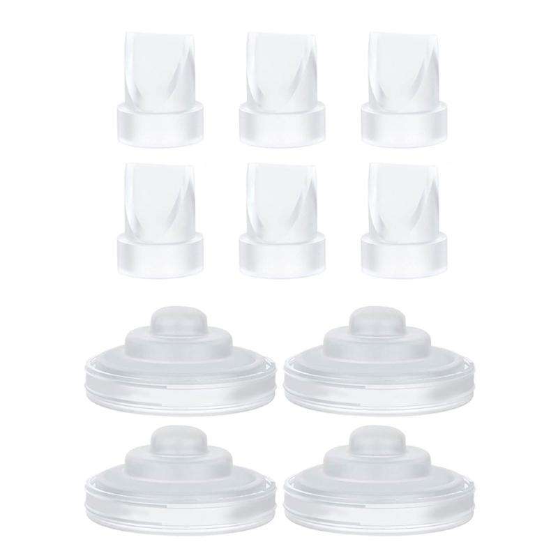 Válvulas/Membrana de Silicona de Grado Alimenticio Fácil Instalación Accesorios para Extractor de Leche Parte de Repuesto a Prueba de Fugas