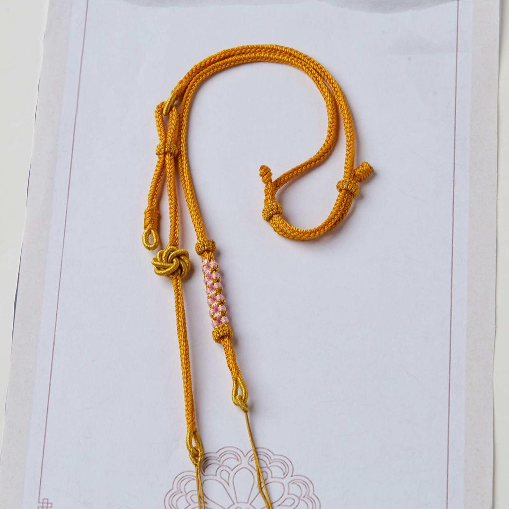 Handmade Adjustable Eight-Strand Koi Pendant Necklace