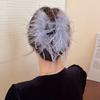 For Girls Fluffy Plush Women Hair Clips Korean Hair Accessories Feather Hair Claw Feather Hairpins