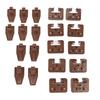 10 Set Guide per Cassetti di Comodino Guide per Cassetti in Plastica e Guide Guida Binario Cassetto e