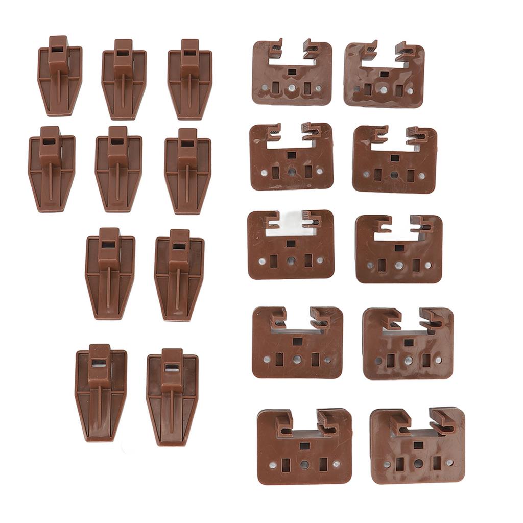 10 Set Guide per Cassetti di Comodino Guide per Cassetti in Plastica e Guide Guida Binario Cassetto e